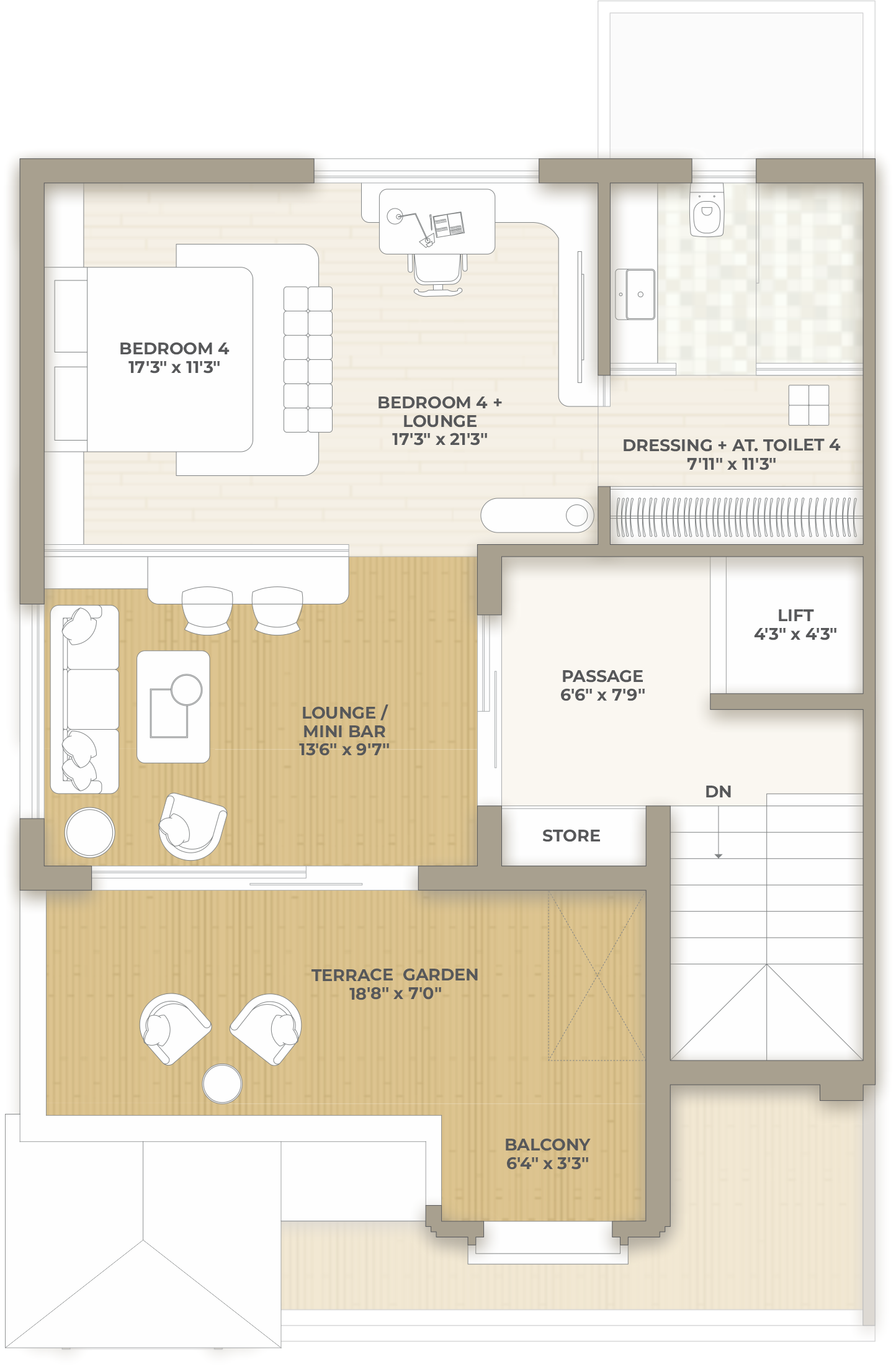 Type C - Second Floor